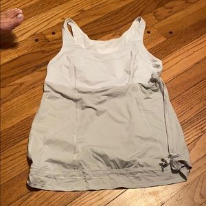 Lululemon workout top with drawstring bottom